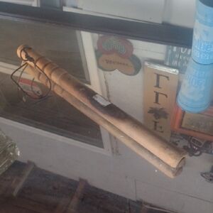 Wooden Baton with Leather Strap